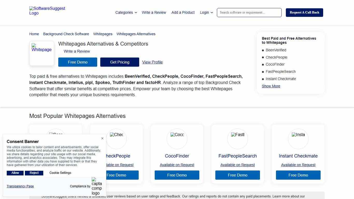 10 Best Whitepages Alternatives & Competitors in 2026